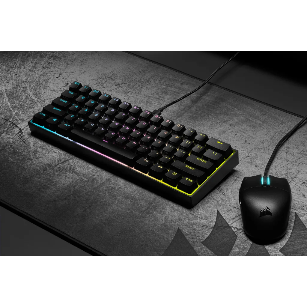 K65 RGB MINI 60% Mechanical Gaming Keyboard — CHERRY MX SPEED (CH