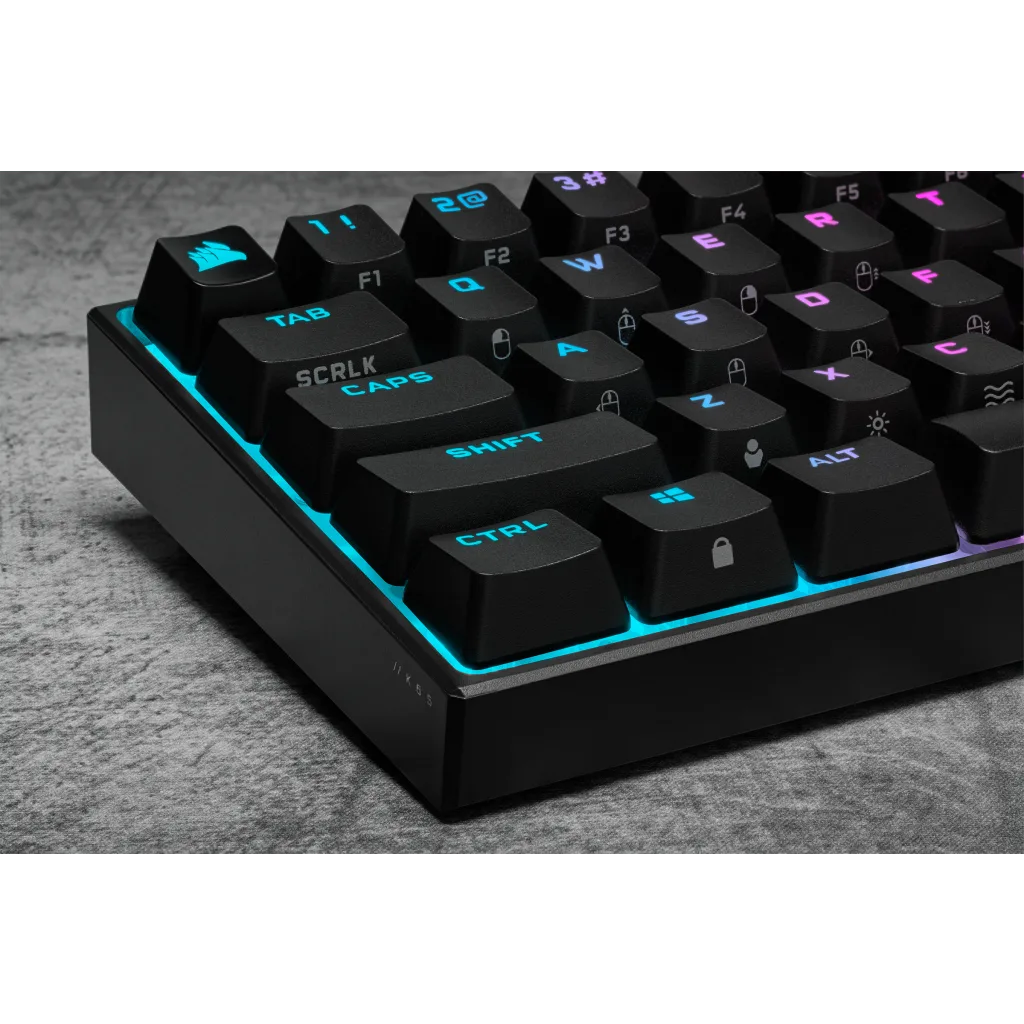K65 RGB MINI 60% Mechanical Gaming Keyboard — CHERRY MX SPEED (CH