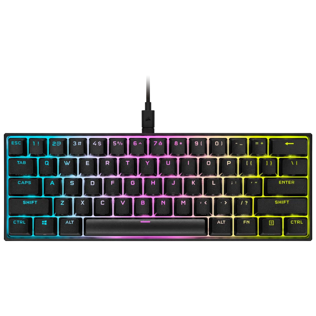 Best Buy: CORSAIR K65 RGB Mini Wired 60% Mechanical Cherry MX SPEED Linear  Switch Gaming Keyboard with PBT Double-Shot Keycaps Black CH-9194014-NA