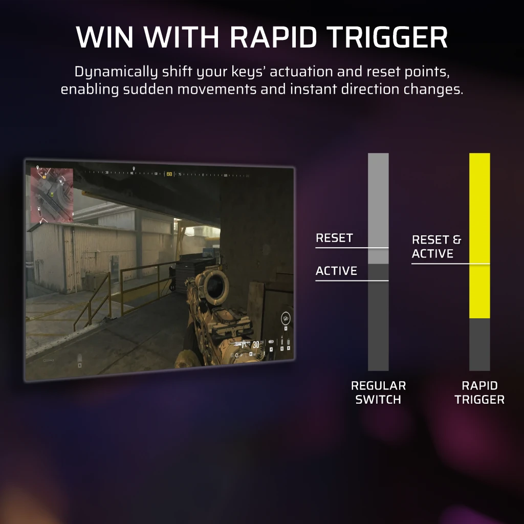 Corsair K70 PRO TKL High-Performance Hall Effect Programmable Gaming Keyboard with Rapid Trigger (UK) thumbnail 5