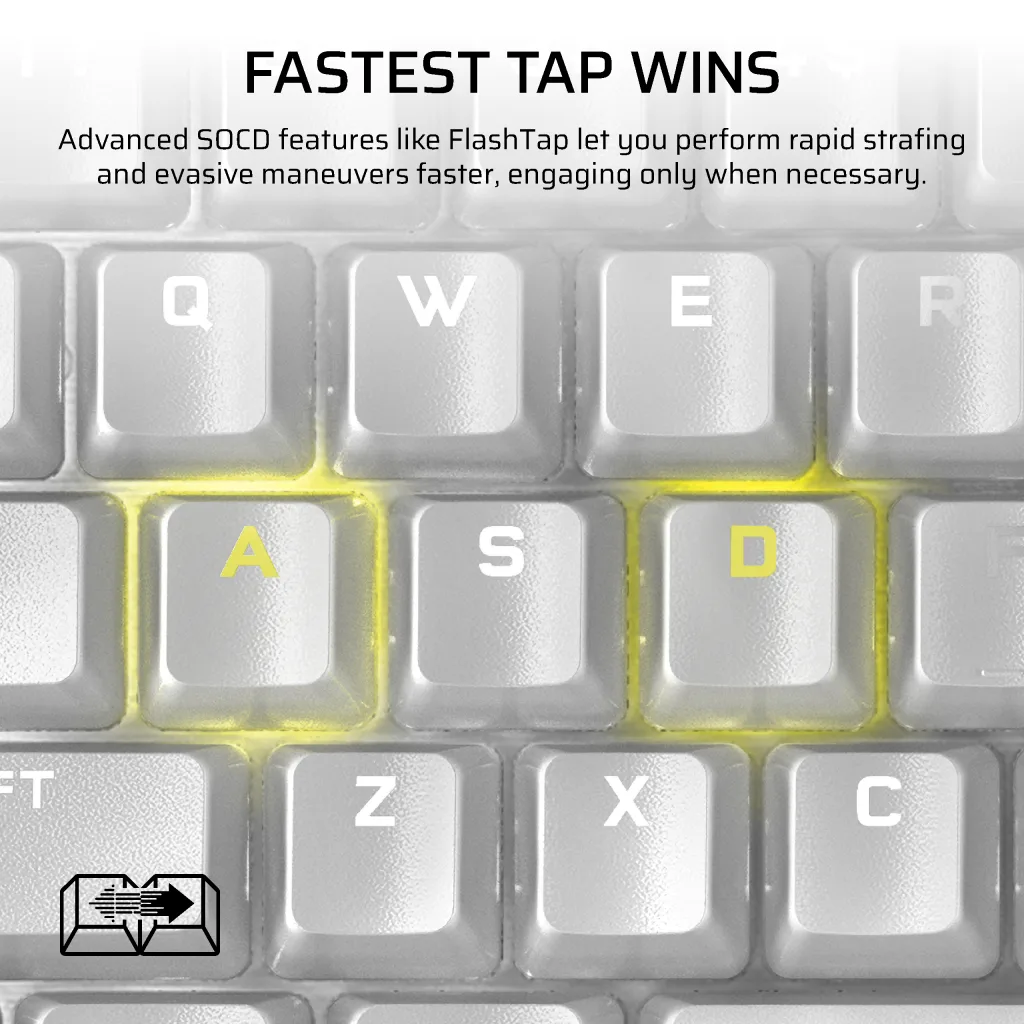 K70 PRO TKL High-Performance Hall Effect Programmable Gaming