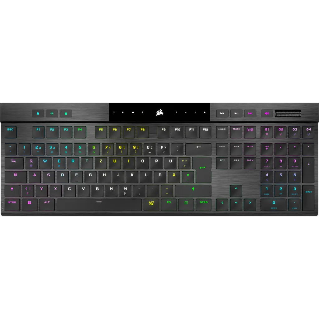 K100 AIR WIRELESS RGB Ultra-Thin Mechanical Gaming Keyboard - CHERRY MX ...