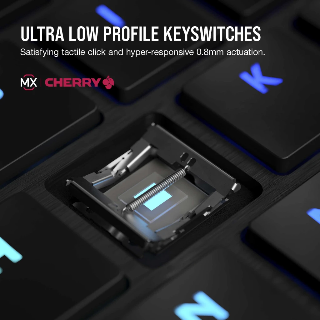 Clavier de jeu mécanique sans fil Corsair K100 AIR Cherry MX Ultra Low RGB