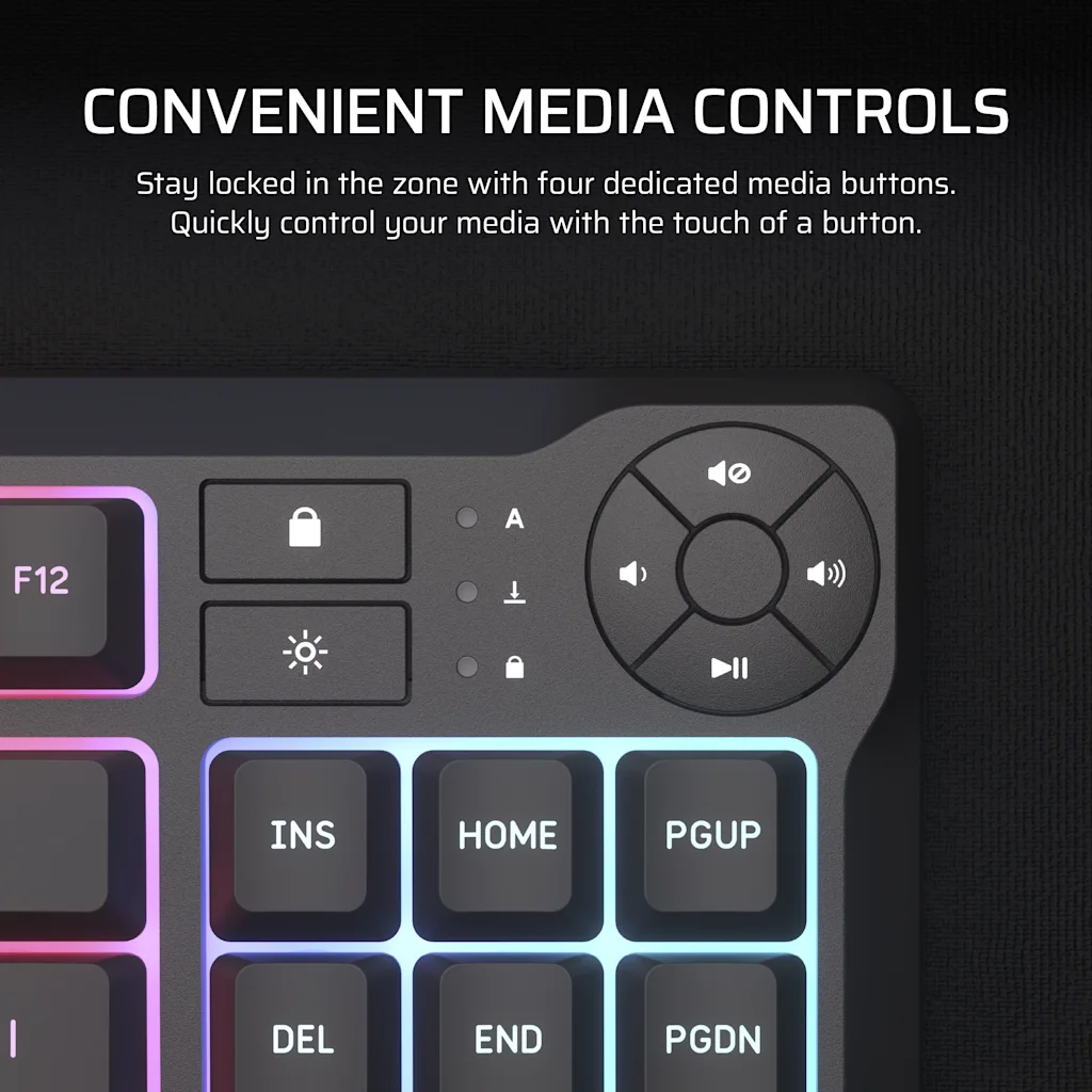 Corsair K55 CORE TKL RGB Gaming Keyboard (UK) thumbnail 5