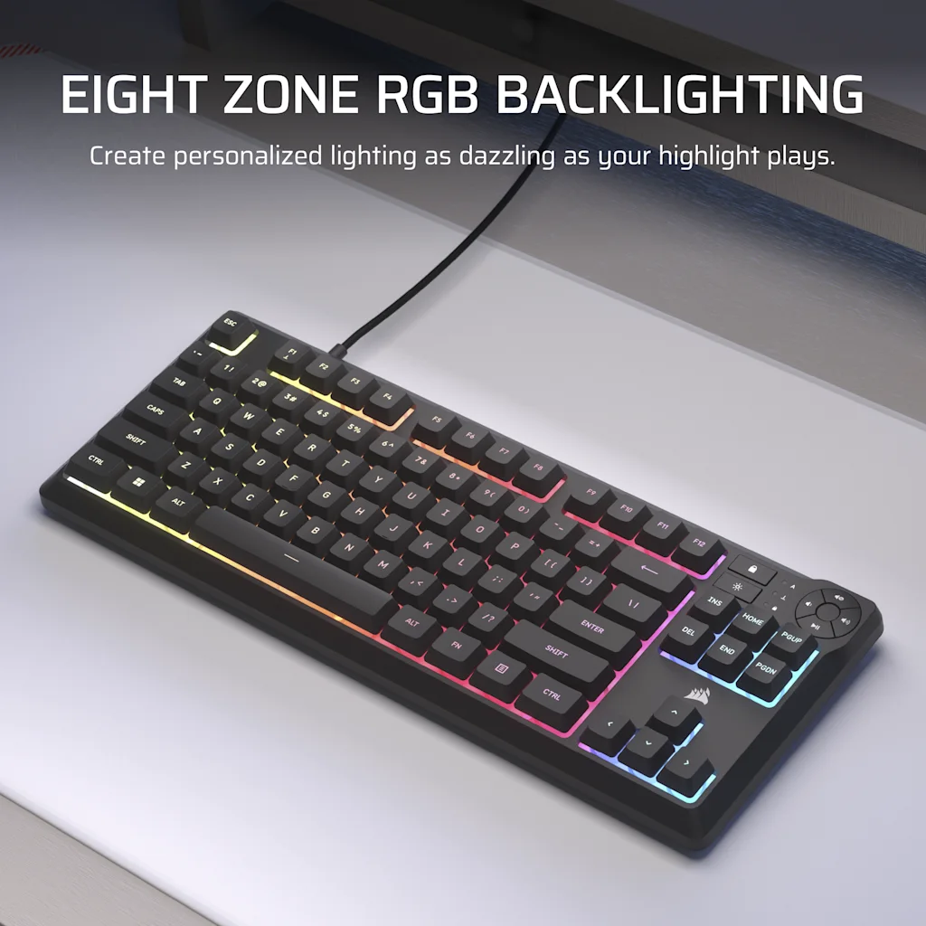 Corsair K55 CORE TKL RGB Gaming Keyboard (UK) thumbnail 6