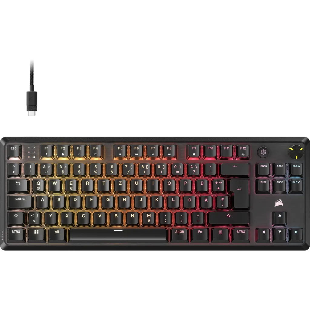 国内外の人気 K70 CORE TKL RGB メカニカルゲーミングキーボード (DE) キーボード