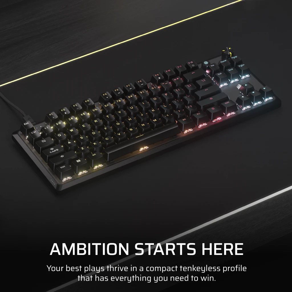 店舗良い Mechanical RGB TKL CORE K70 Gaming (ES) Keyboard キーボード