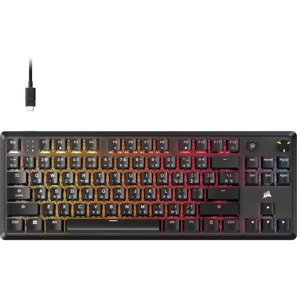 キーボード Corsair K70 TKL K70 CORE TKL RGB机械游戏键盘(TH)