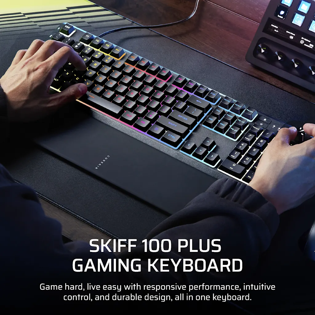 Corsair SKIFF 100 PLUS Gaming Keyboard (UK) thumbnail 2