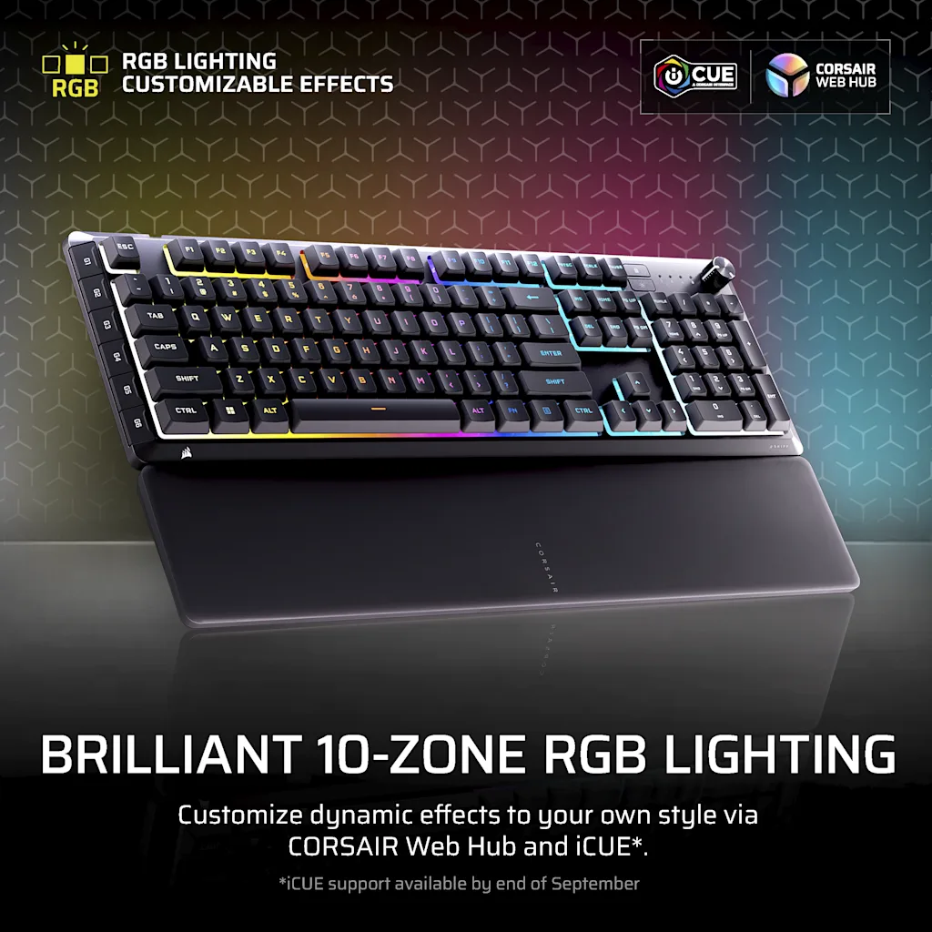 Corsair SKIFF 100 PLUS Gaming Keyboard (UK) thumbnail 5