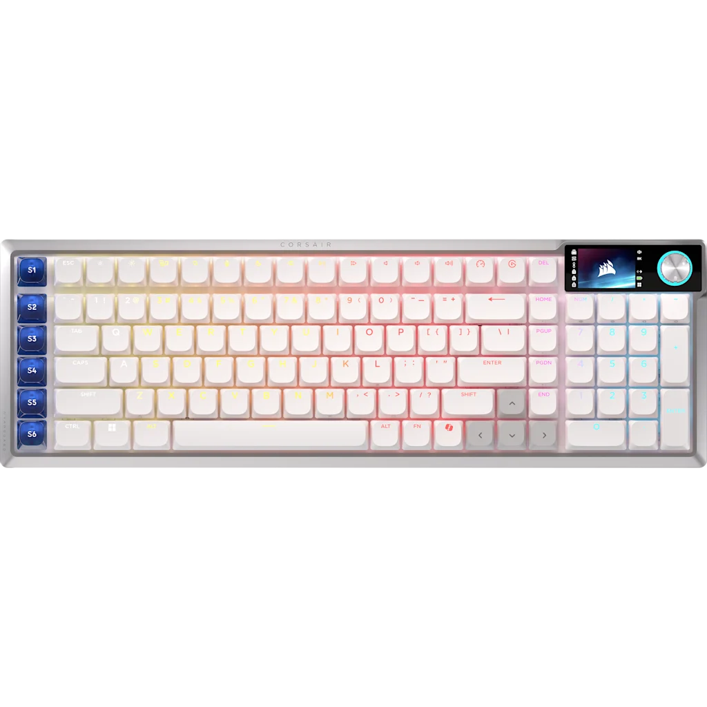 VANGUARD AIR 99 WIRELESS Optical-Mechanical Gaming Keyboard - White