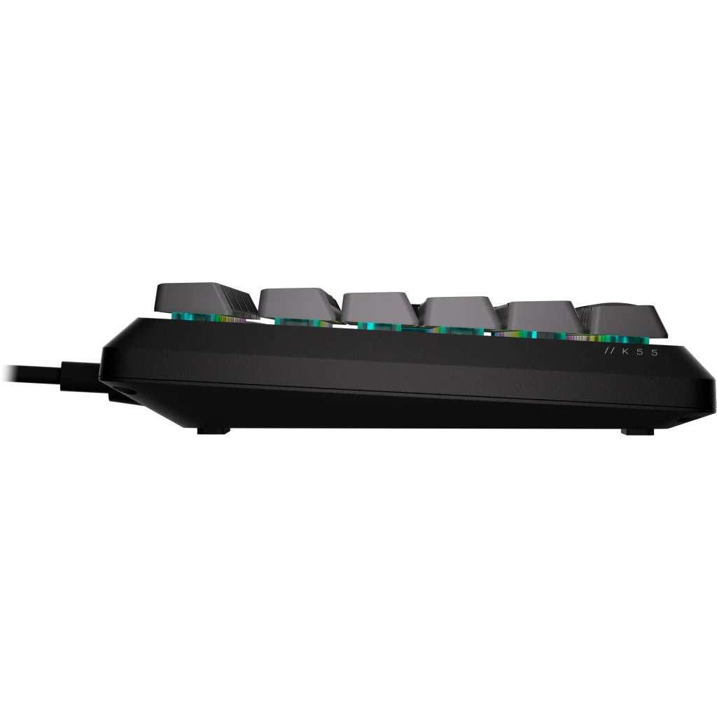 Corsair K55 CORE RGB Gaming Keyboard - Gray (UK) thumbnail 8