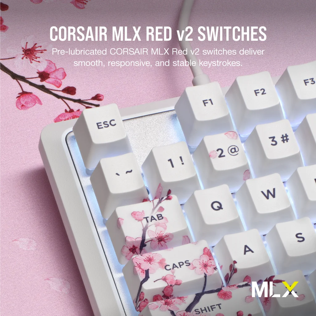 K70 CORE SE RGB メカニカルゲーミングキーボード – Cherry Blossom K70 CORE SE RGB メカニカルゲーミングキーボード – Cherry Blossom