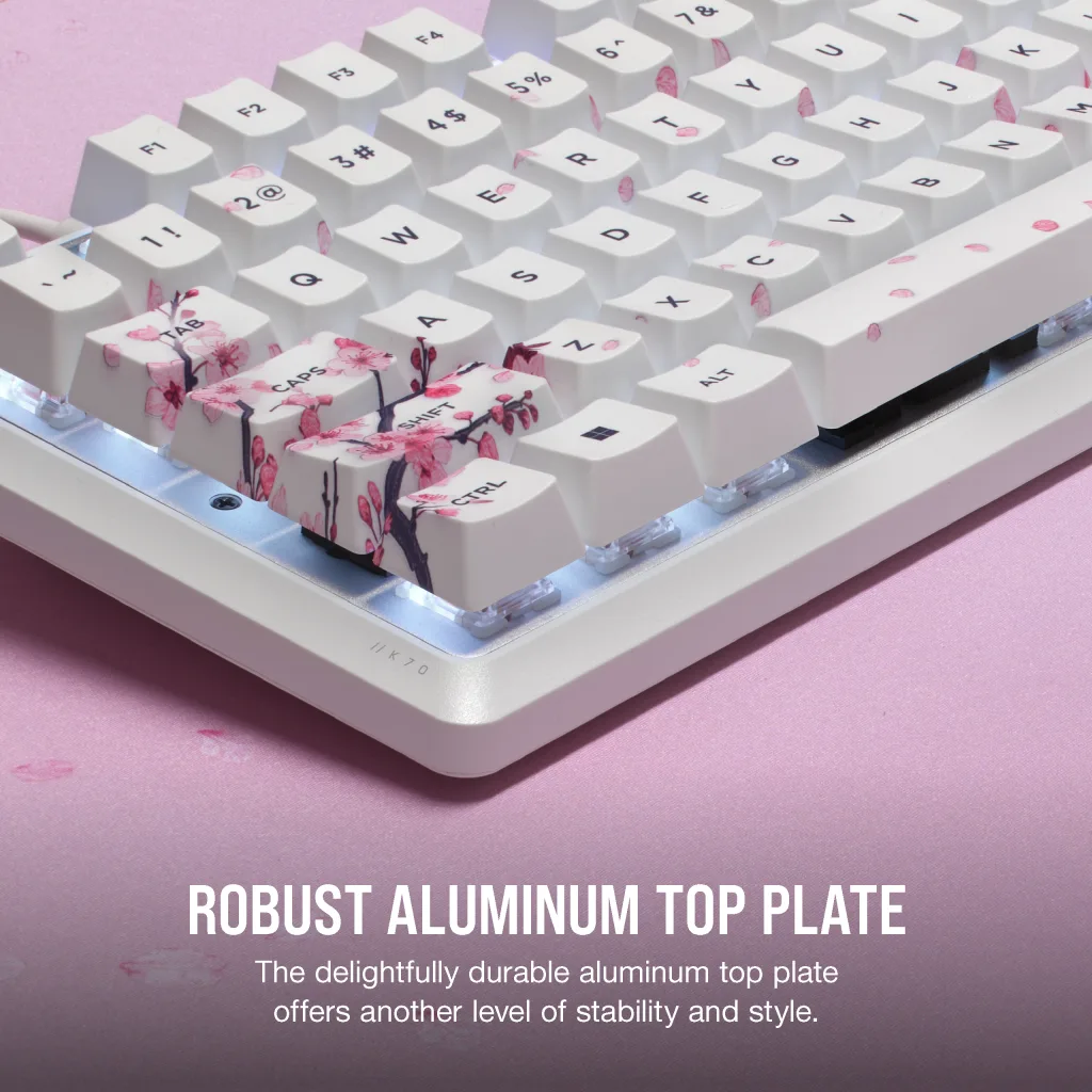 Corsair K70 CORE SE RGB Mechanical Gaming Keyboard - Cherry Blossom (UK) thumbnail 6