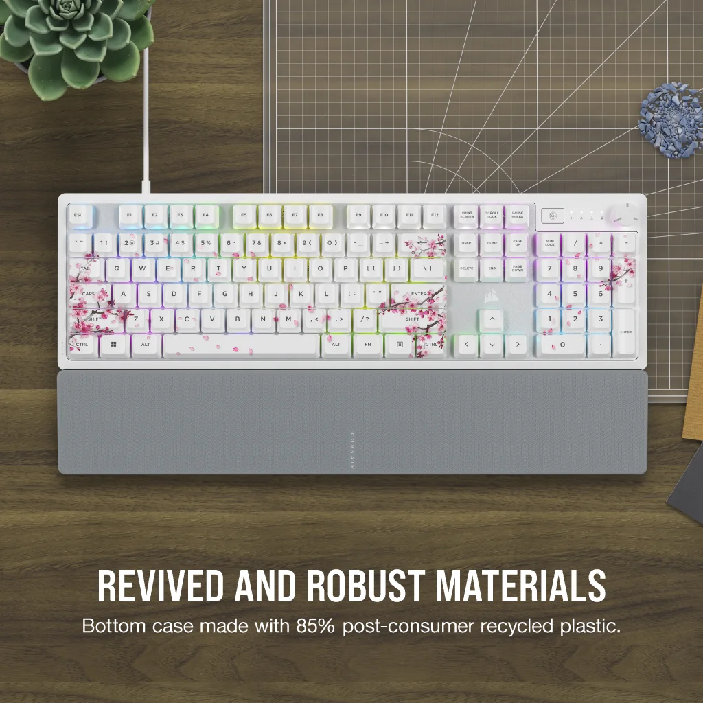 Corsair K70 CORE SE RGB Mechanical Gaming Keyboard - Cherry Blossom (UK) thumbnail 8