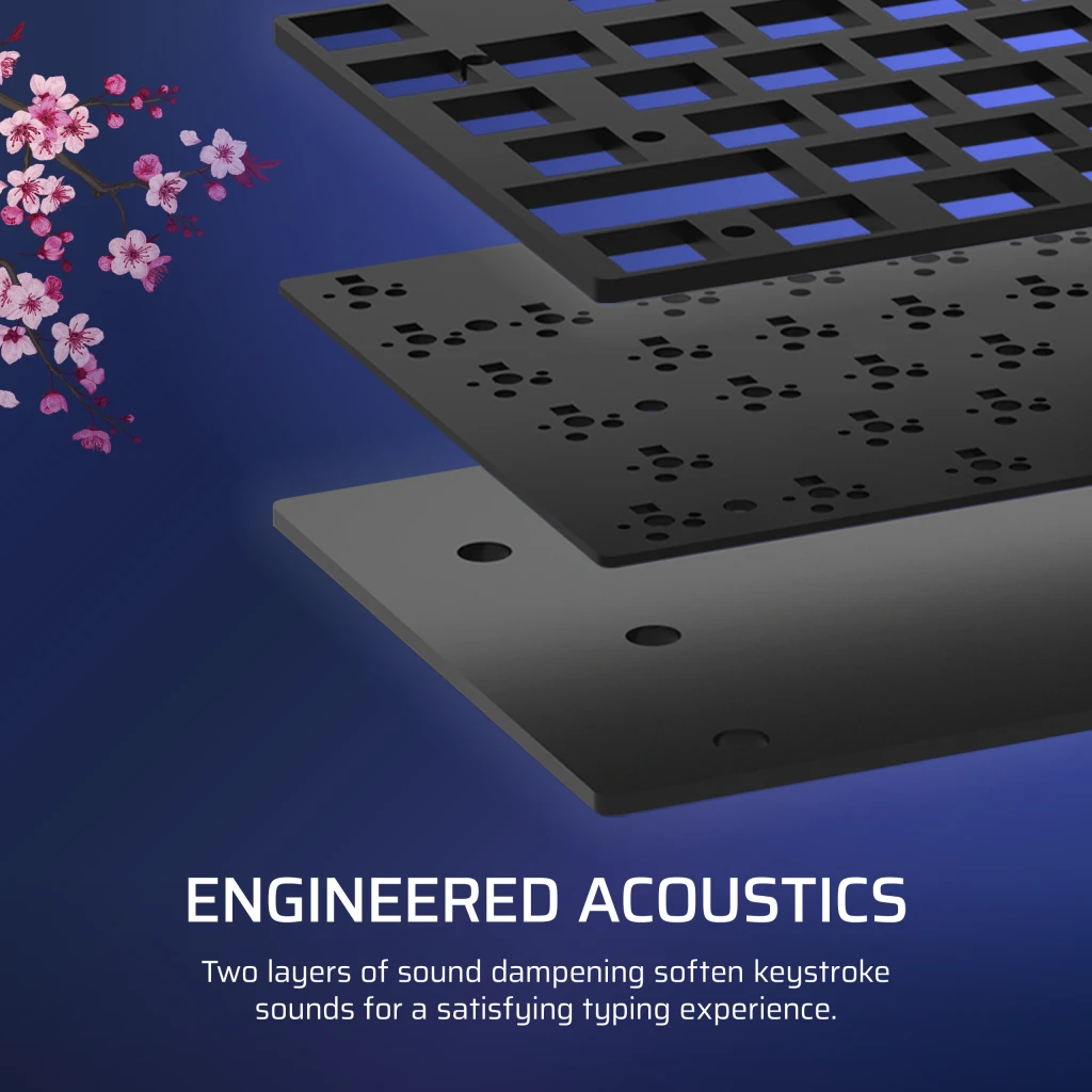 Corsair K70 CORE SE RGB Mechanical Gaming Keyboard - Dark Cherry Blossom (UK) thumbnail 7