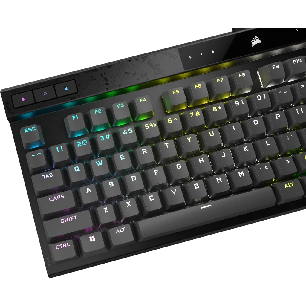 K70 MAX RGB Magnetic-Mechanical CORSAIR Adjustable Keyboard — Switches Grey Gaming Steel — MGX