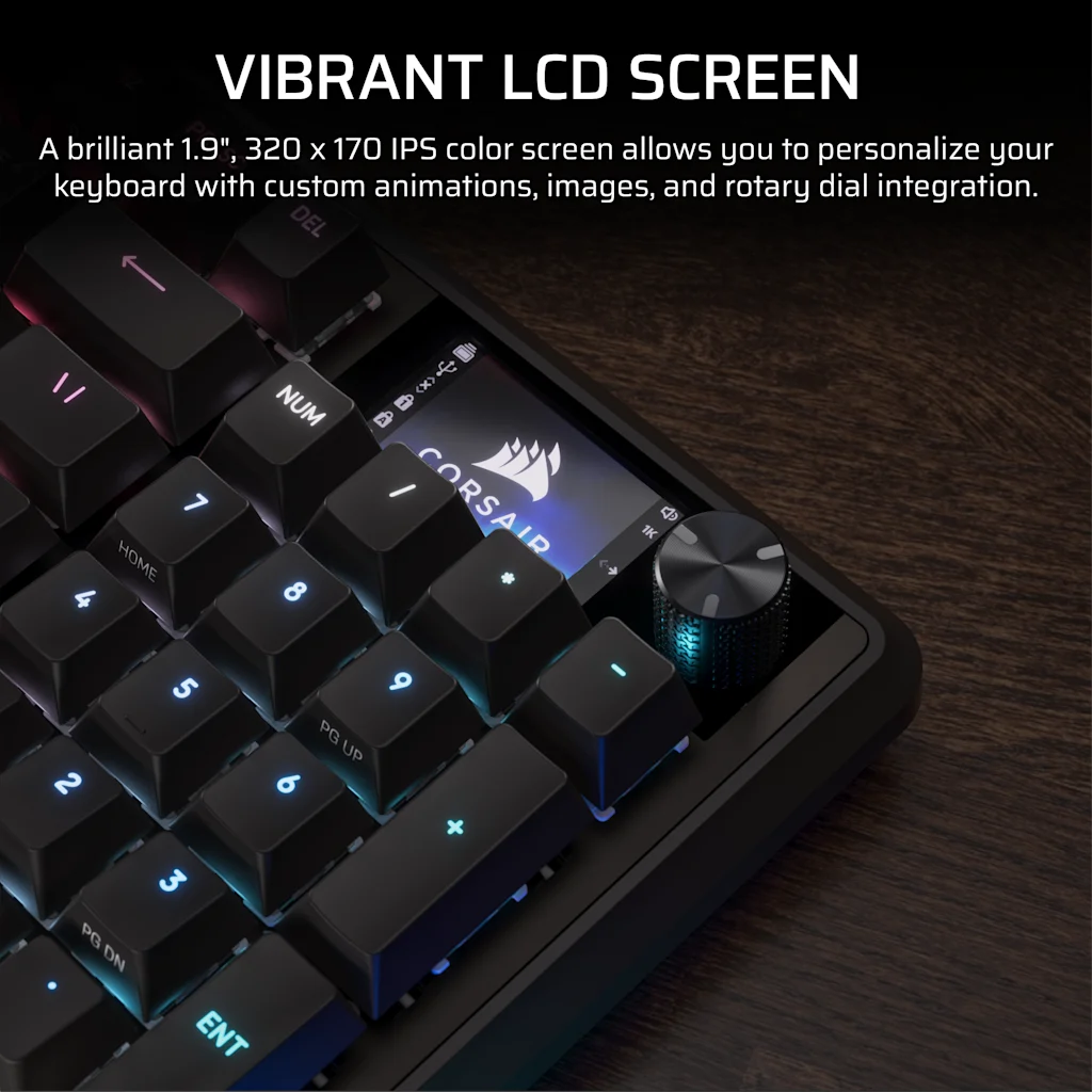 Corsair VANGUARD 96 Mechanical Gaming Keyboard, CORSAIR MLX Plasma (UK) thumbnail 7