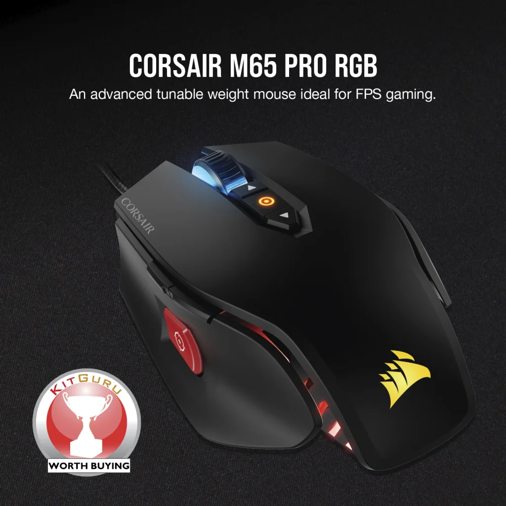 M65 PRO RGB FPS Gaming Mouse — Black