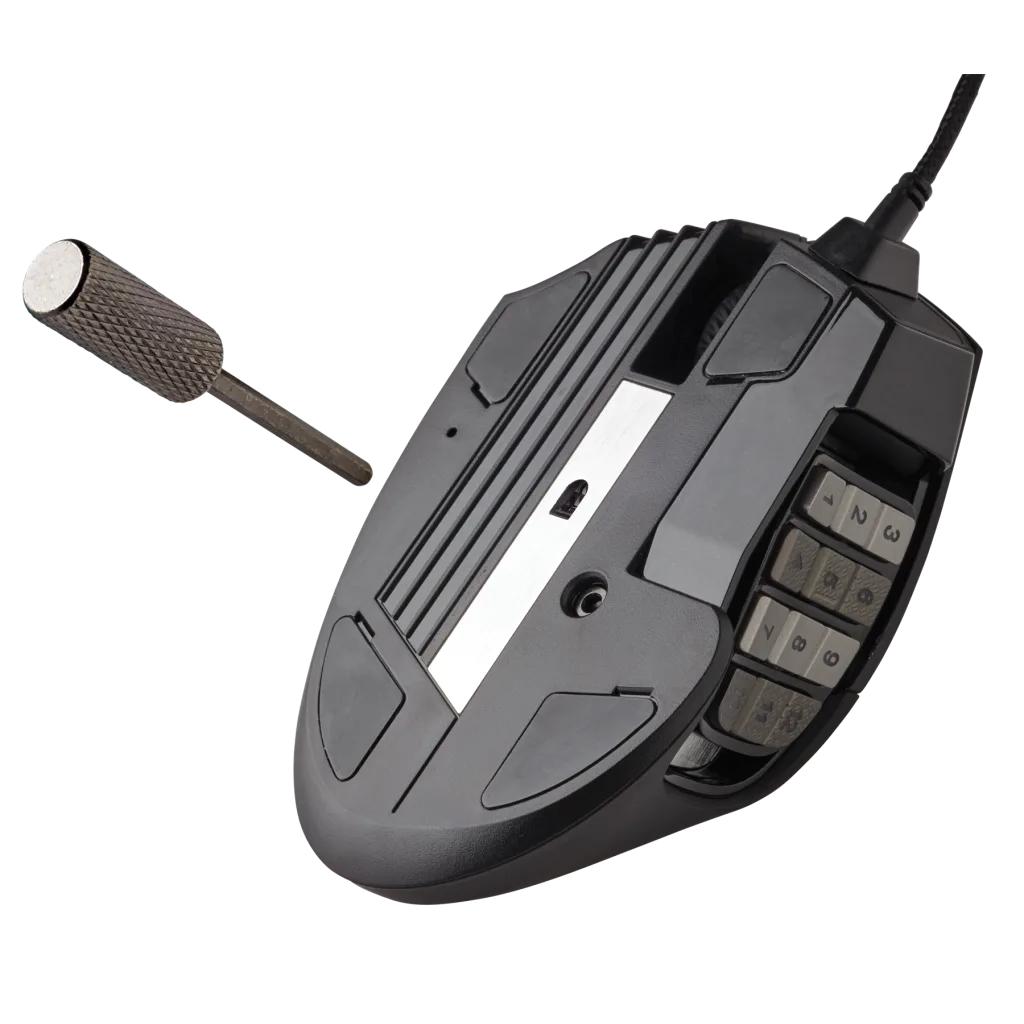 SCIMITAR PRO RGB Optical MOBA MMO Gaming Mouse Black