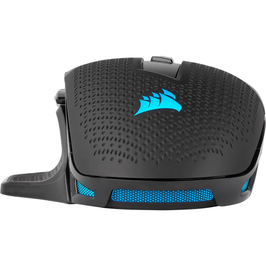 Mouse Gaming CORSAIR NIGHTSABRE Wireless - 26000 DPI, 100h Batteria, RGB - Foto 7