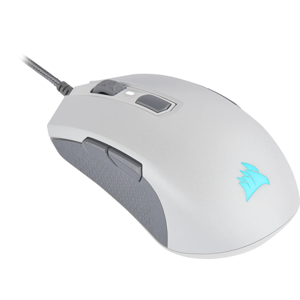 M55 RGB PRO Ambidextrous Multi-Grip Gaming Mouse — White