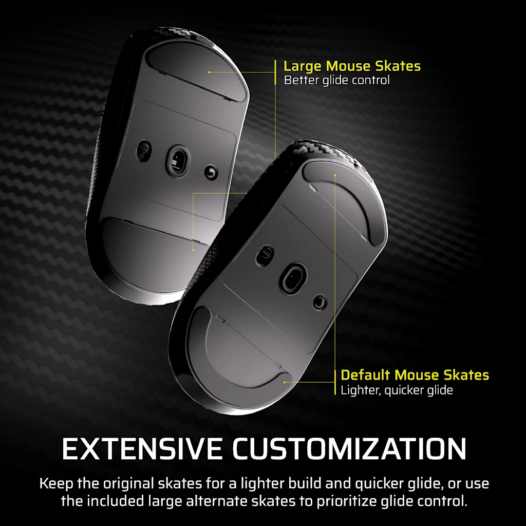 Corsair SABRE v2 PRO CARBON FIBER WIRELESS Gaming Mouse - Black thumbnail 8