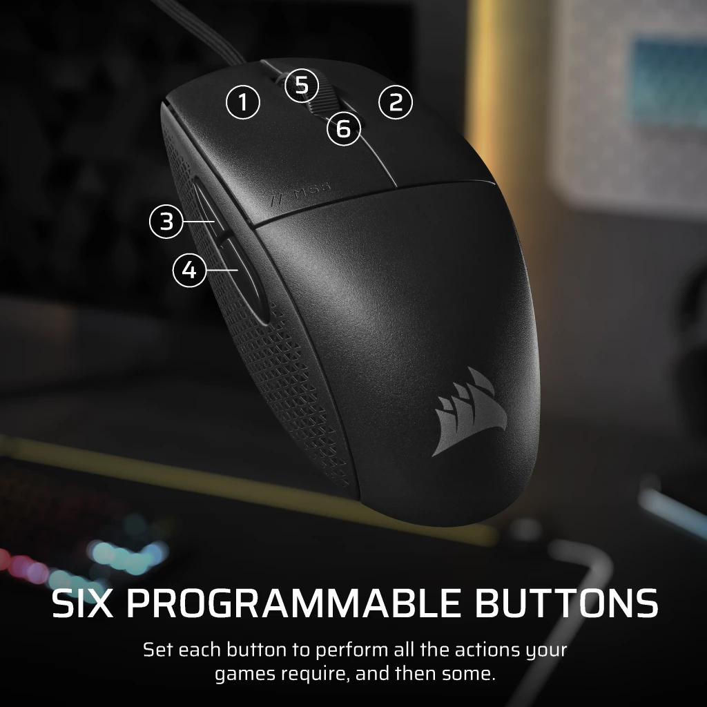 Wired lightweight gaming mouse top