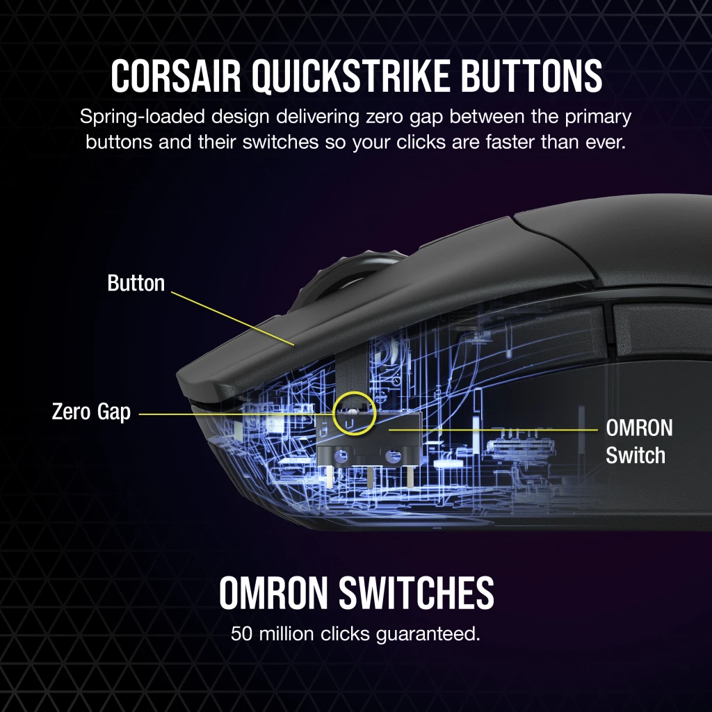 Souris de jeu Corsair Sabre RGB Pro ultra légère FPS/MOBA
