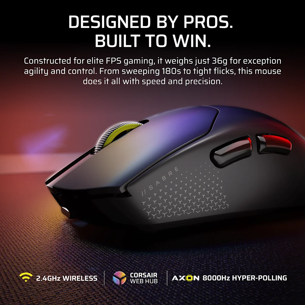 SABRE v2 PRO ULTRALIGHT WIRELESS Gaming Mouse