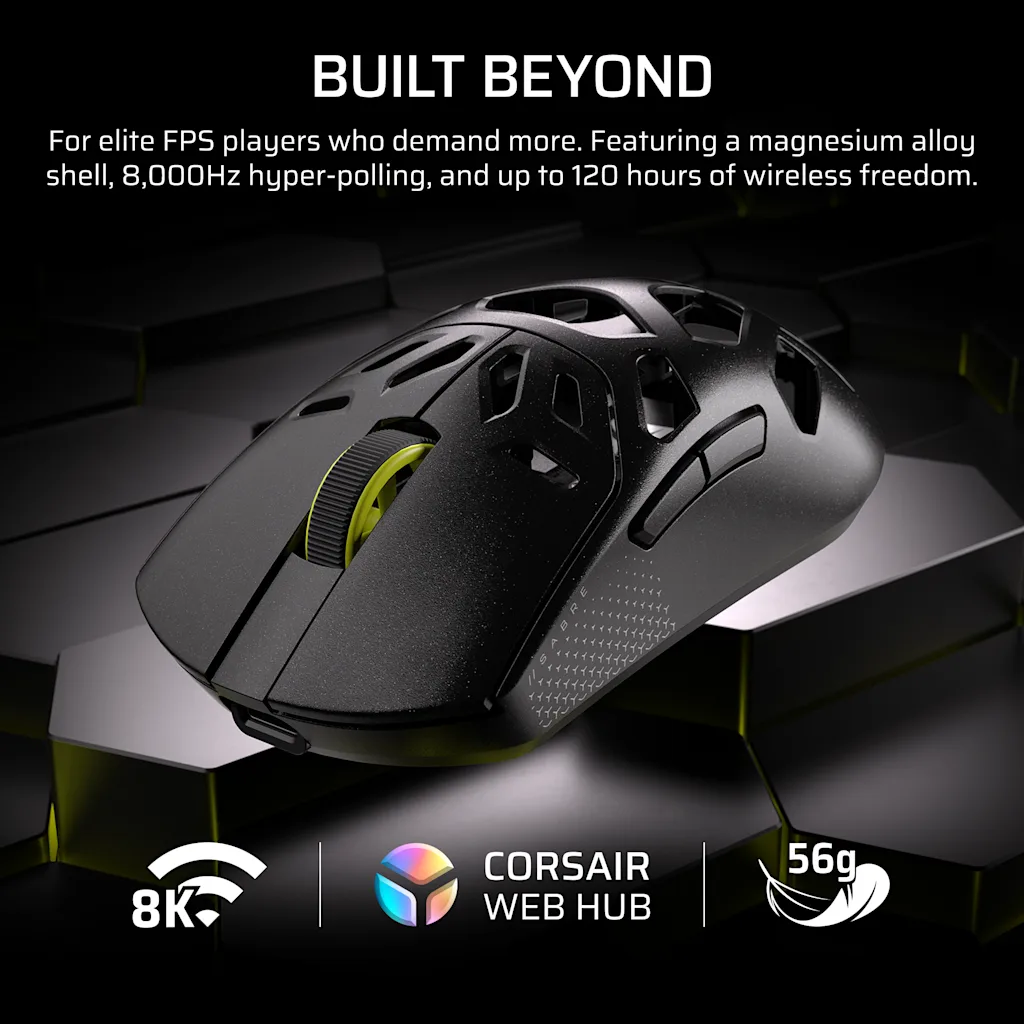 SABRE v2 PRO WIRELESS MAGNESIUM ALLOY Gaming Mouse – Black