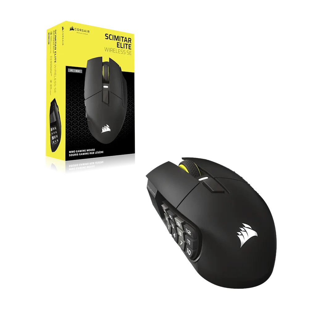 マウス・トラックボール CORSAIR SCIMITAR ELITE WIRELESS SE Amazon.com: Corsair Scimitar Elite Wireless SE MMO PC Gaming