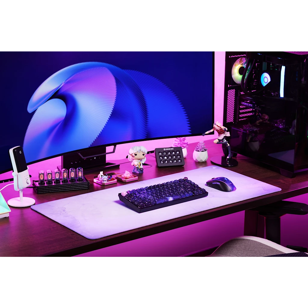 MM300 2XL Anti-Fray Cloth Gaming Mouse Pad - Lavender