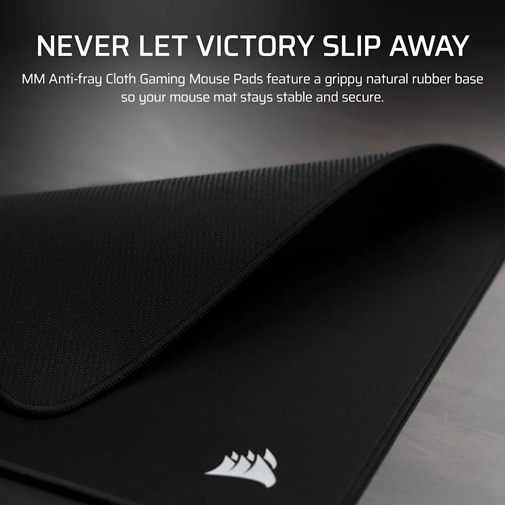 MM Anti-fray Cloth Gaming Mouse Pad – 3XL, Black