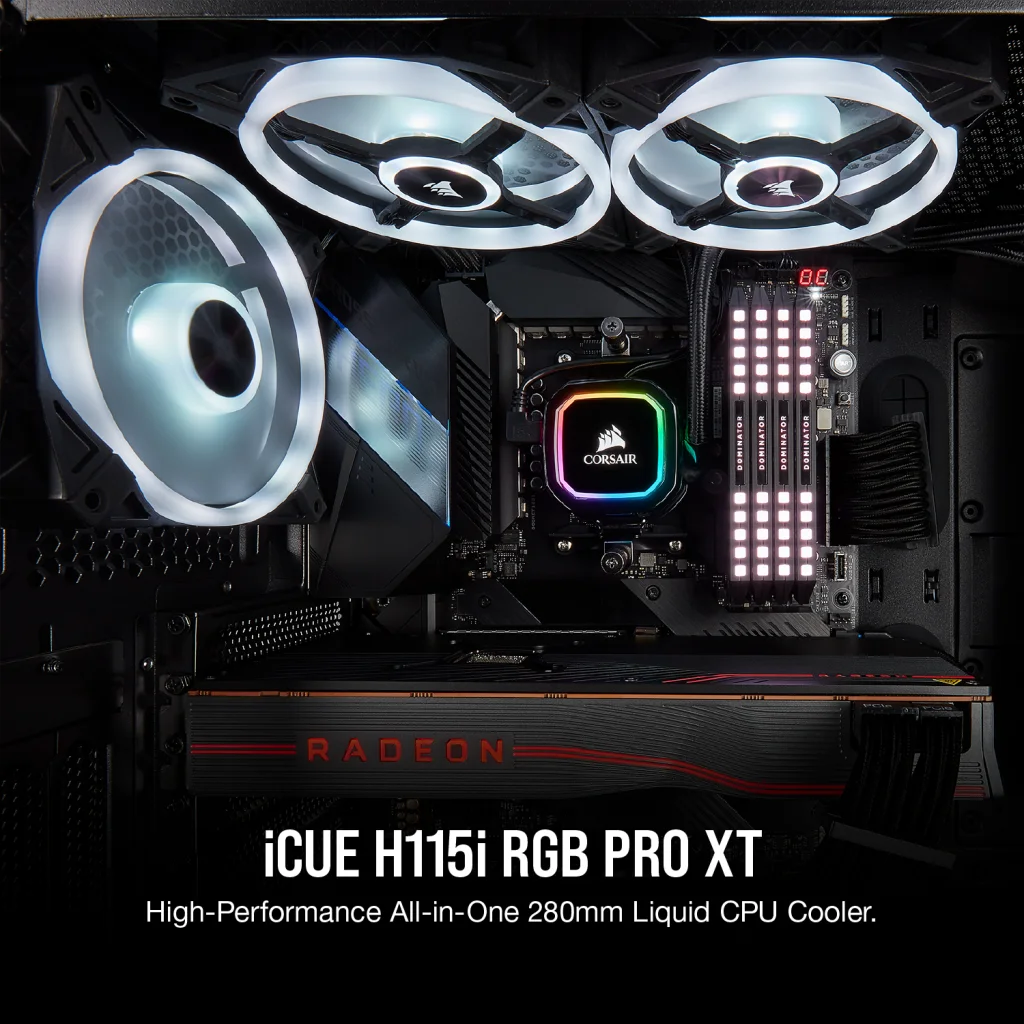 iCUE H115i RGB PRO XT Liquid CPU Cooler
