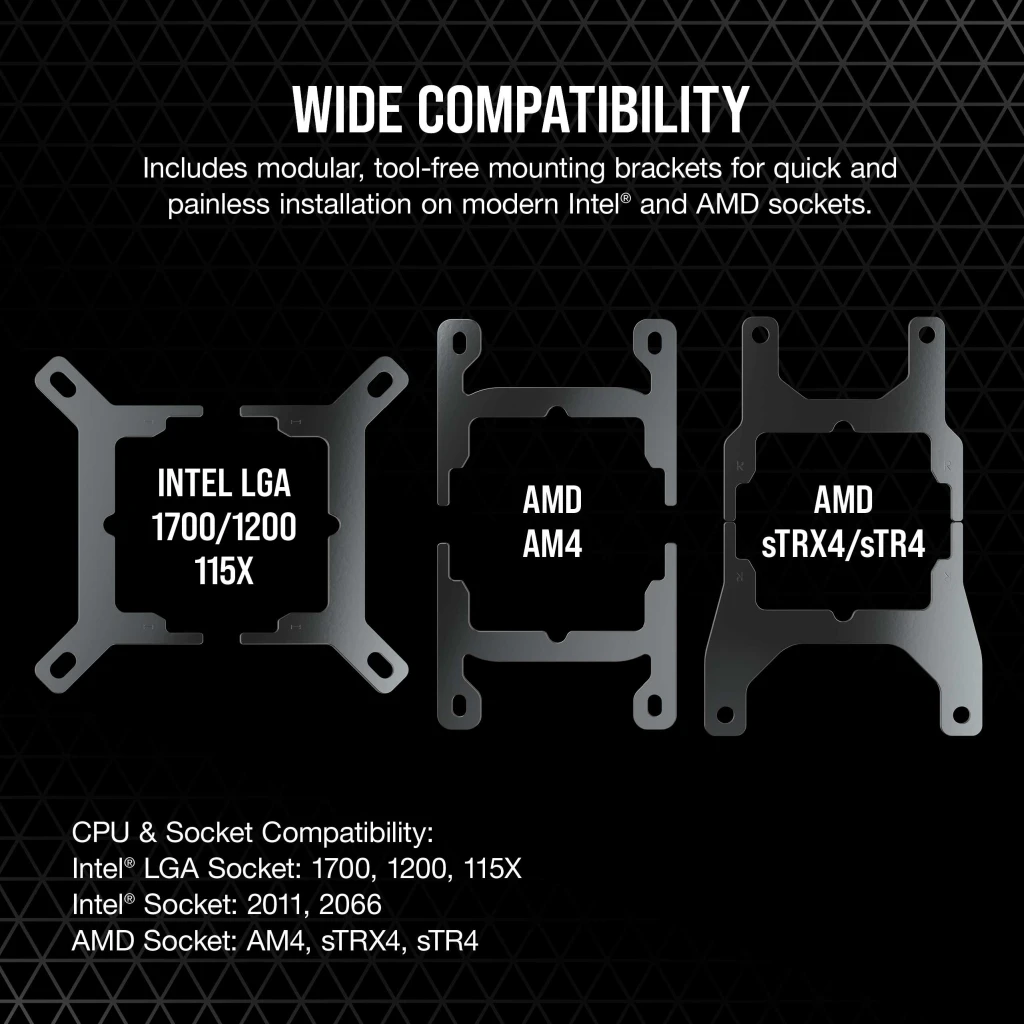 iCUE H150i ELITE LCD Display Liquid CPU Cooler