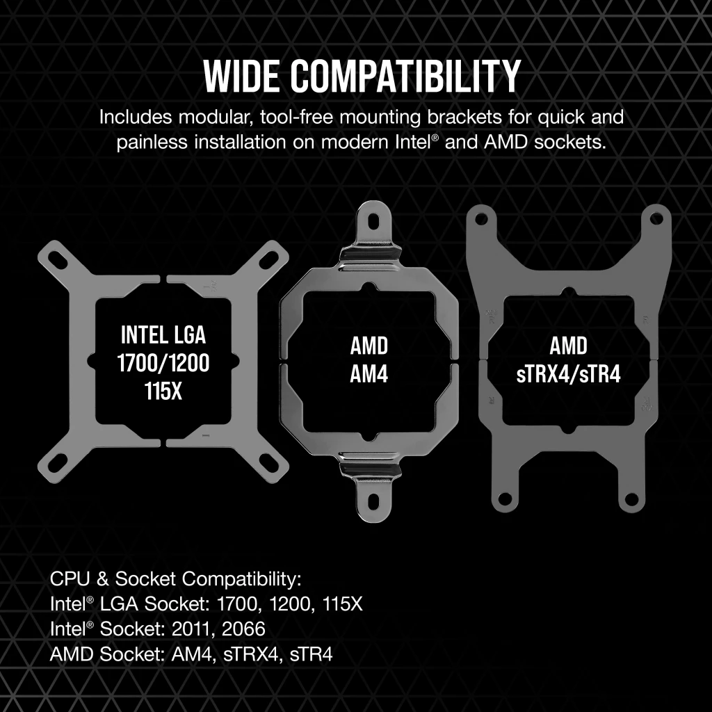iCUE H170i ELITE LCD Display Liquid CPU Cooler
