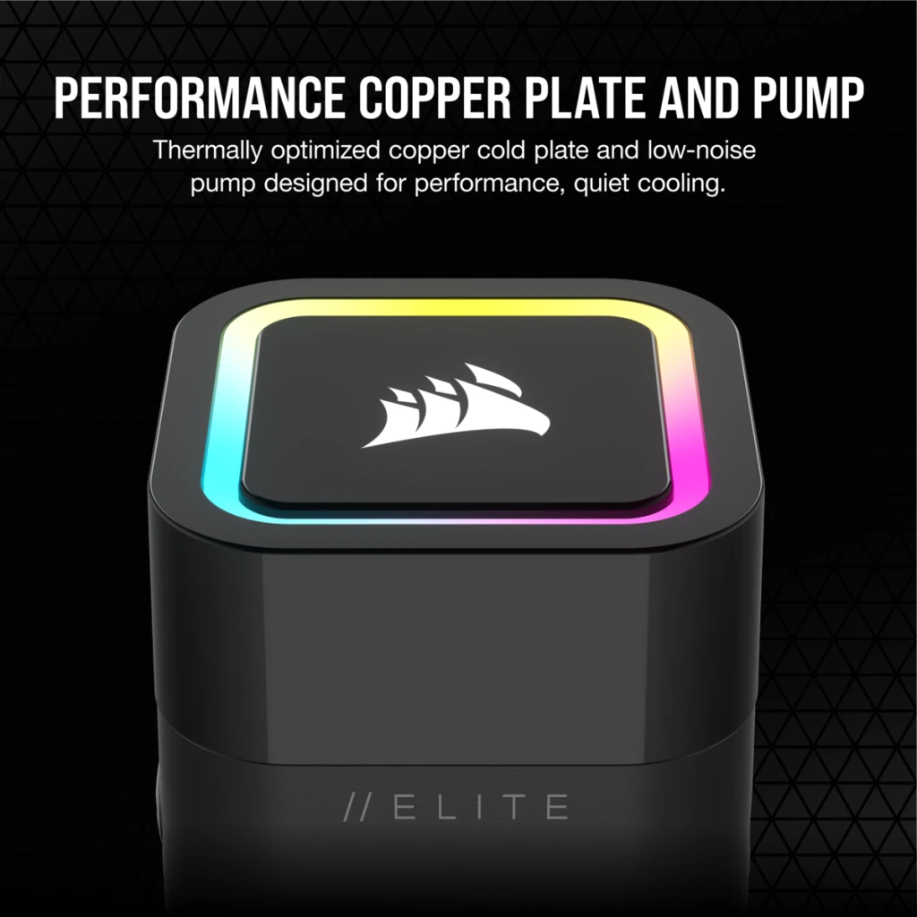 iCUE H100x RGB ELITE Liquid CPU Cooler (Certified Refurbished)