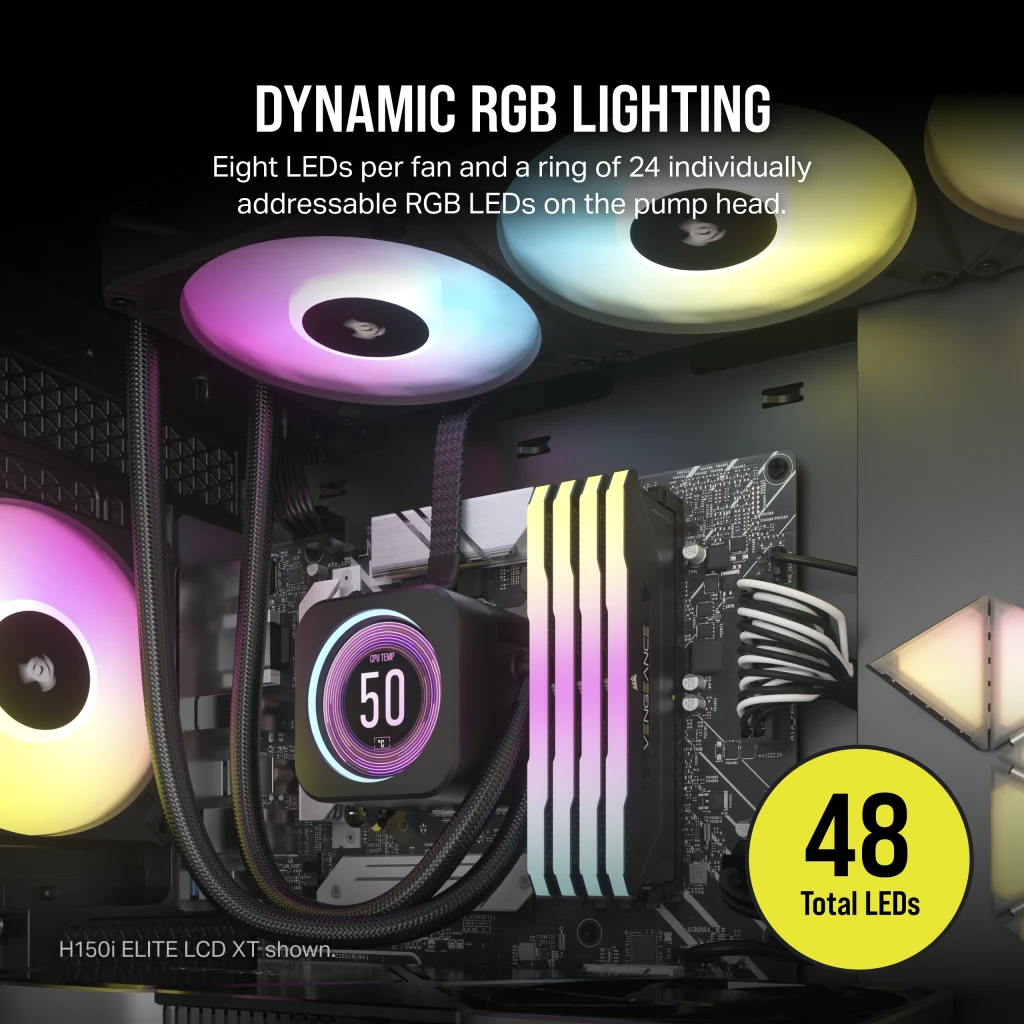 iCUE H170i ELITE LCD XT Display Liquid CPU Cooler