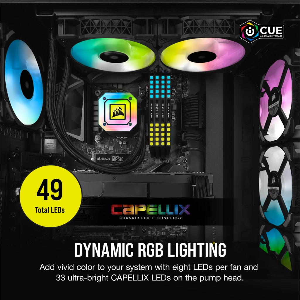 その他 CORSAIR iCUE H115i ELITE CAPELLIX iCUE H115i ELITE CAPELLIX Liquid CPU Cooler