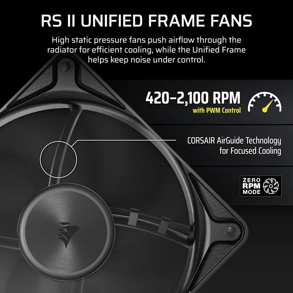 Corsair NAUTILUS II 240 RS LCD Liquid CPU Cooler thumbnail 5
