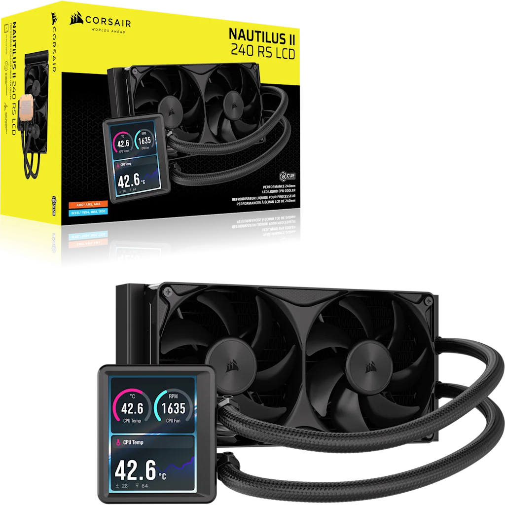 NAUTILUS II 240 RS LCD Liquid CPU Cooler