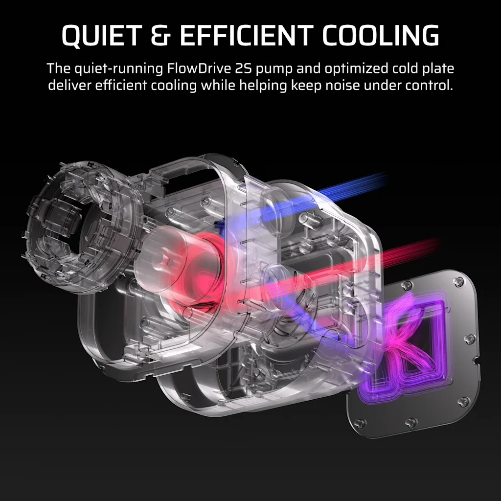 Corsair NAUTILUS II 360 RS LCD Liquid CPU Cooler thumbnail 4