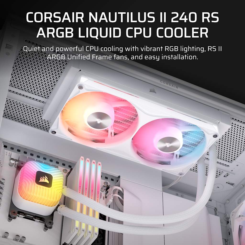 NAUTILUS II 240 RS ARGB CPU Cooler | CORSAIR