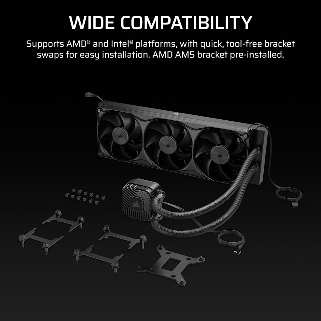 Corsair NAUTILUS II 360 RS Liquid CPU Cooler thumbnail 6