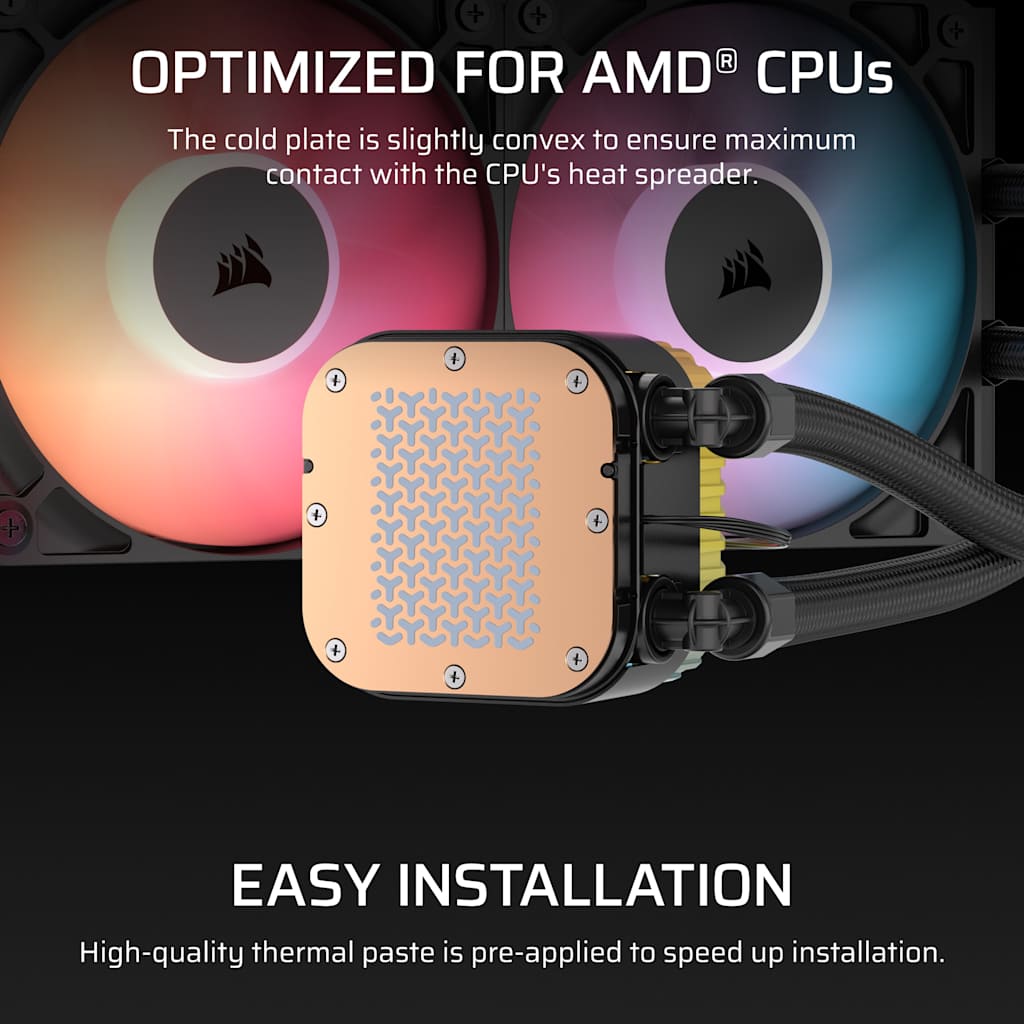 Corsair NAUTILUS 360 RS ARGB AIO Liquid CPU Cooler thumbnail 4