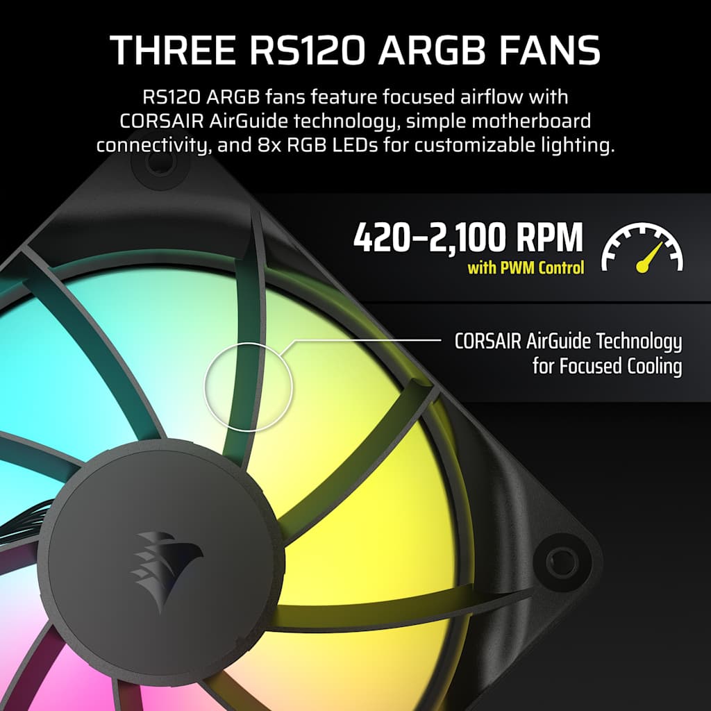 Corsair NAUTILUS 360 RS ARGB AIO Liquid CPU Cooler thumbnail 6