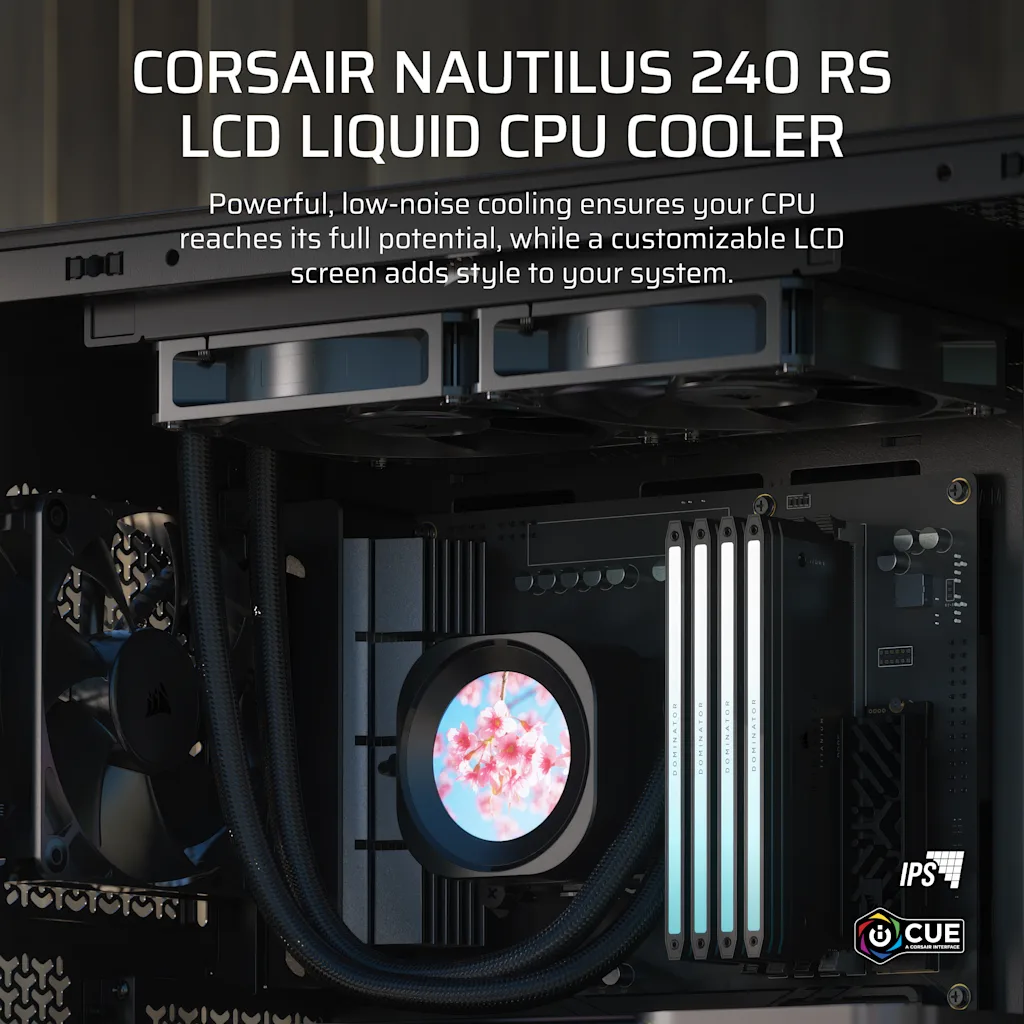 NAUTILUS 240 RS LCD 水冷式 CPU クーラー