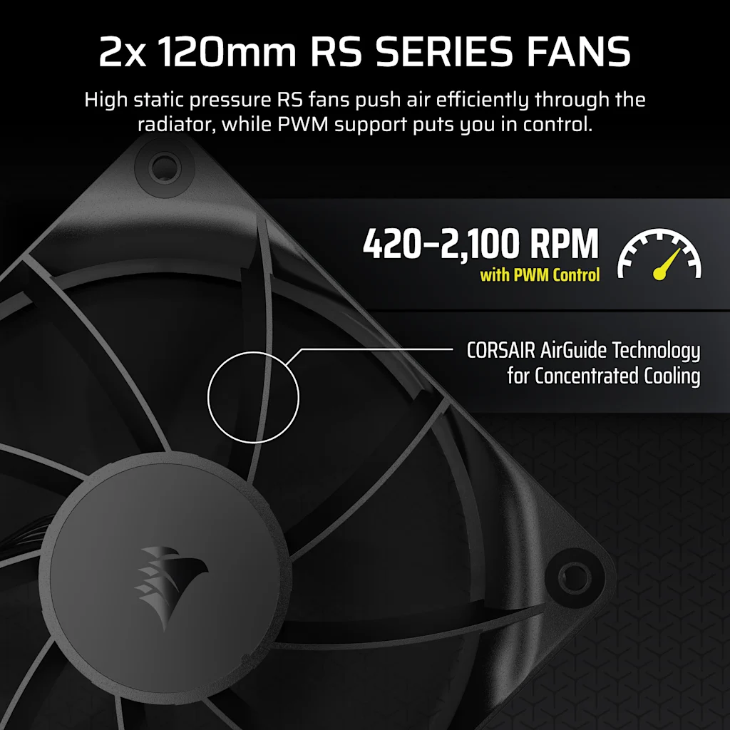Corsair NAUTILUS 240 RS LCD Liquid CPU Cooler thumbnail 5
