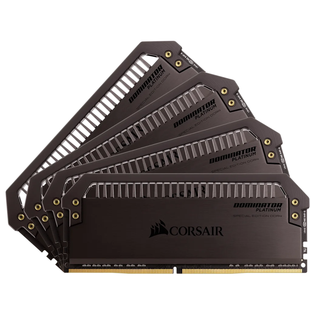 DOMINATOR® PLATINUM Special Edition 32GB (4 x 8GB) DDR4 DRAM 3200MHz C14  Memory Kit — Blackout